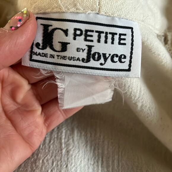 Vtg Coastal Boho Crochet Jacket Womens Size XLP Scandi Coquette Cottage Soft - Picture 9 of 9